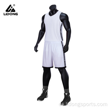 Último diseño para hombres camisa de baloncesto uniforme de jersey